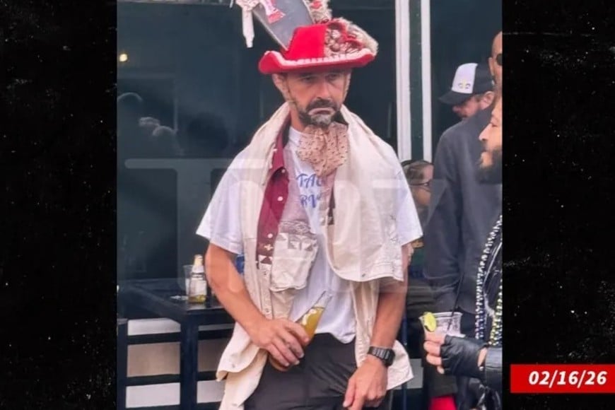 El actor se presentó en un estado algo agresivo.