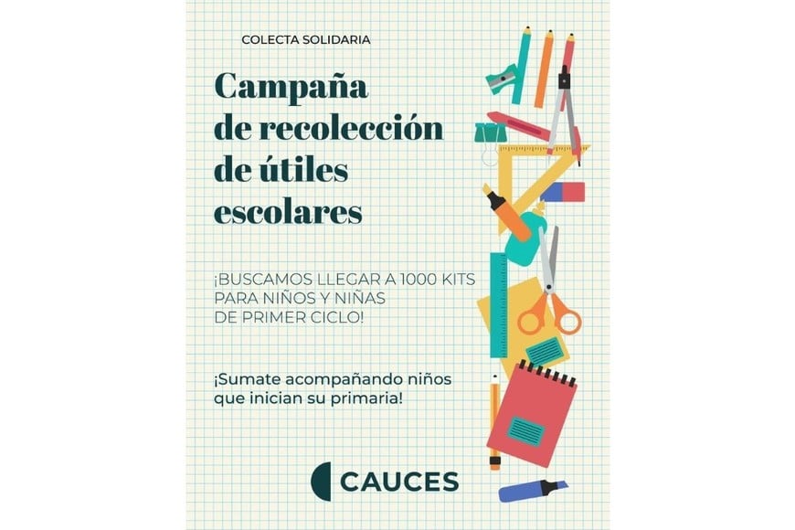 El flyer de la campaña. Crédito: Fundación Causes