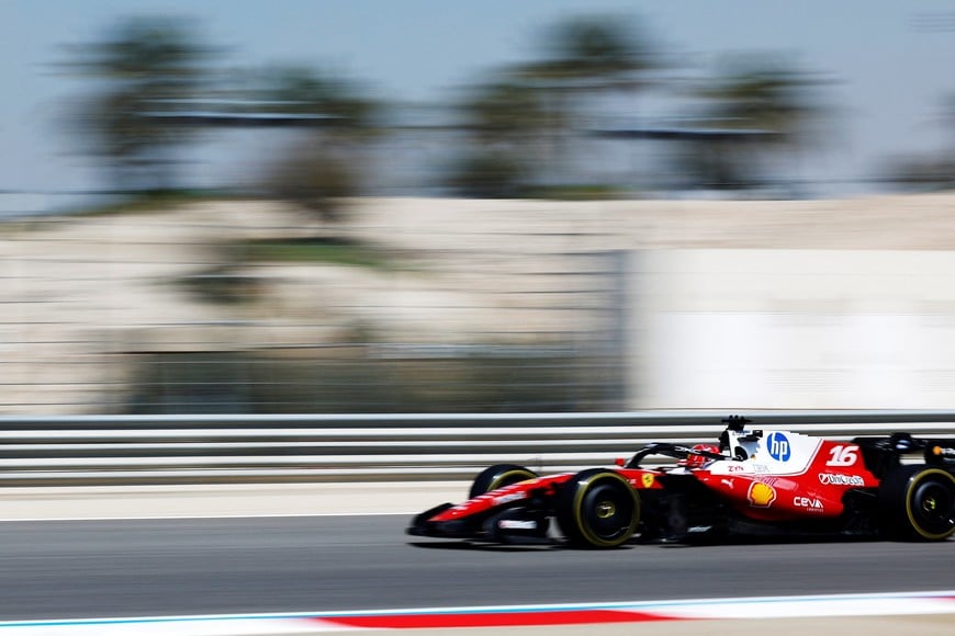 Formula One F1 - Pre Season Testing - Bahrain International Circuit, Sakhir, Bahrain - February 18, 2026
Ferrari's Charles Leclerc during the pre season testing REUTERS/Hamad I Mohammed