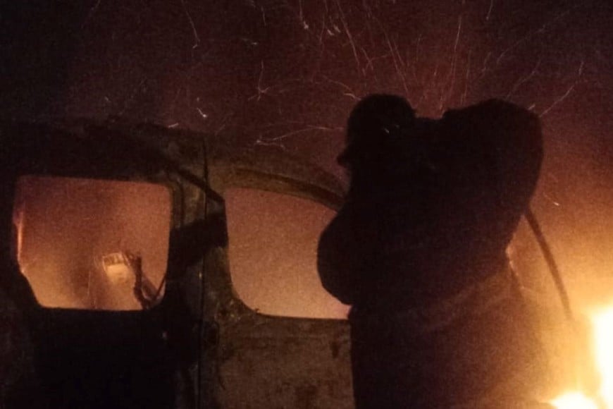 Partner incendio en Angel Gallardo