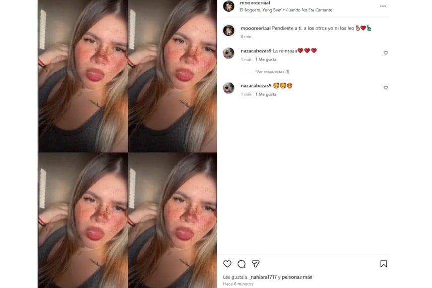 El posteo de More Rial.