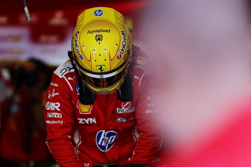 Formula One F1 - Pre Season Testing - Bahrain International Circuit, Sakhir, Bahrain - February 19, 2026
Ferrari's Lewis Hamilton during pre season testing REUTERS/Hamad I Mohammed