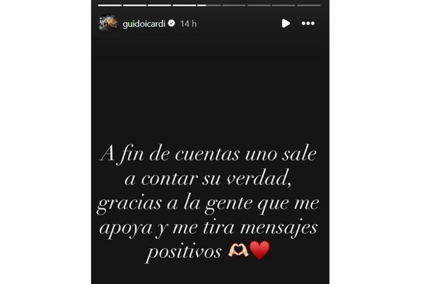 “Salí a contar mi verdad”, escribió tras su aparición televisiva.