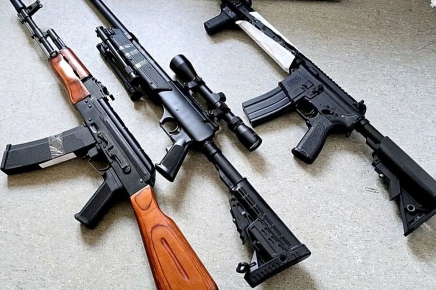 Armas confiscadas por la Policía polaca en 2025. Polska Policja