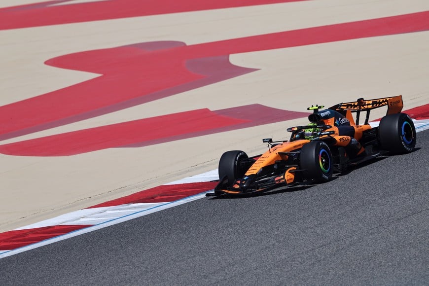 Formula One F1 - Pre Season Testing - Bahrain International Circuit, Sakhir, Bahrain - February 19, 2026
McLaren's Lando Norris in action during pre-season testing REUTERS/Hamad I Mohammed