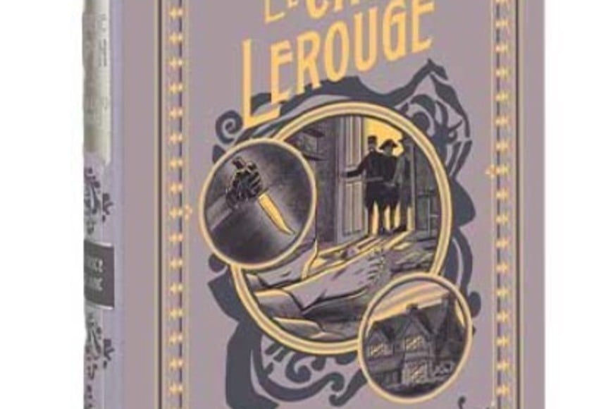 Portada artística del libro "El caso Lerouge", nombre original L'affaire Lerouge, de Émile Gaboriau.