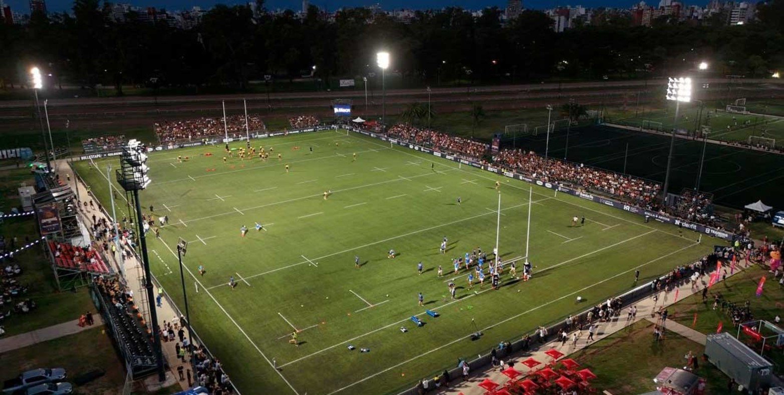 El Hipódromo de Rosario, listo para el partido. 