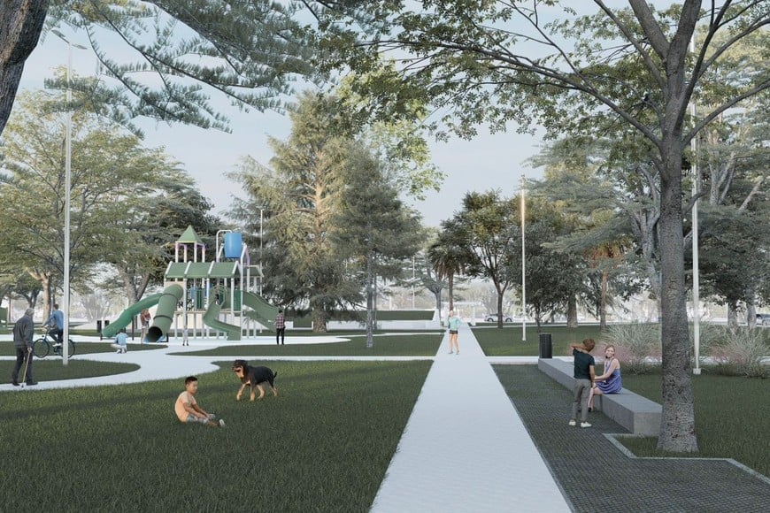 El parque cambiará su fisonomía a simple vista. MCSF