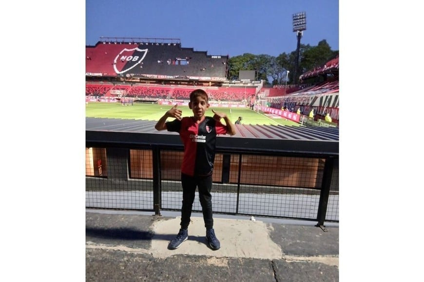 "Leprosito". Va a ver a su equipo toda vez que juega de local. Crédito: Gentileza