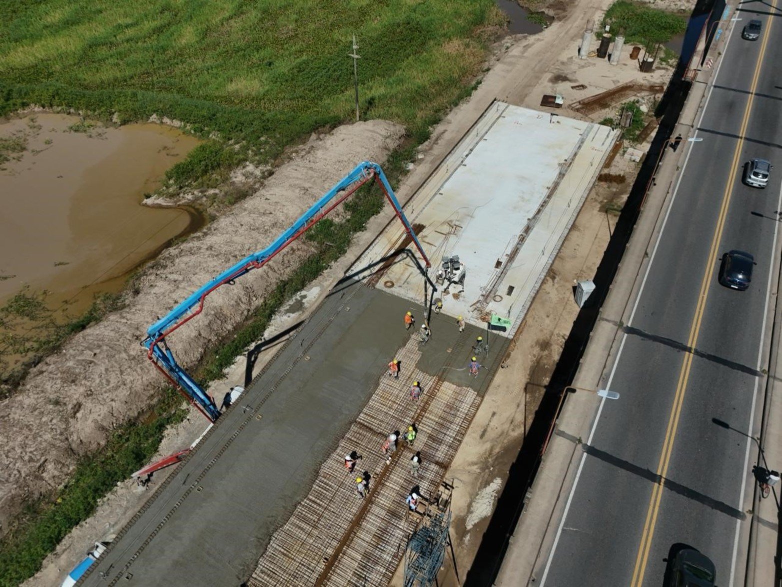 Desde el drone de El Litoral: así avanza el nuevo Puente Carretero