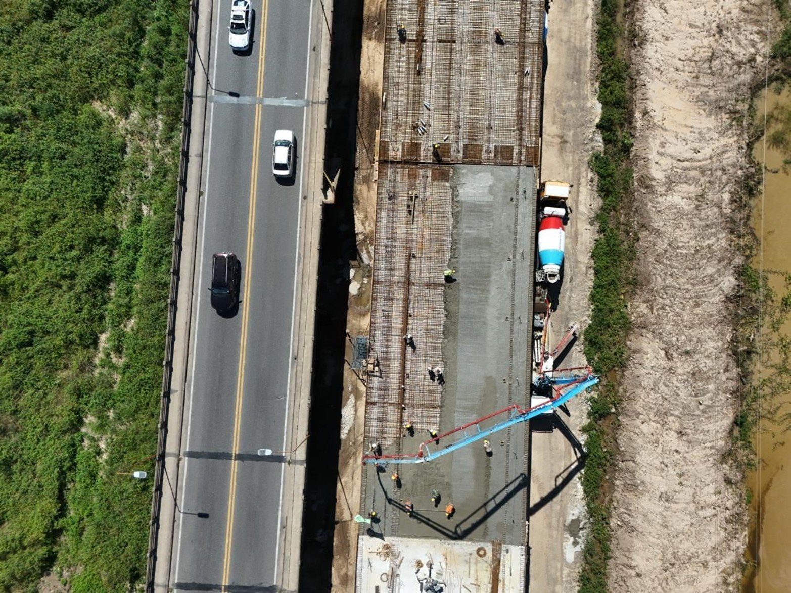 Desde el drone de El Litoral: así avanza el nuevo Puente Carretero