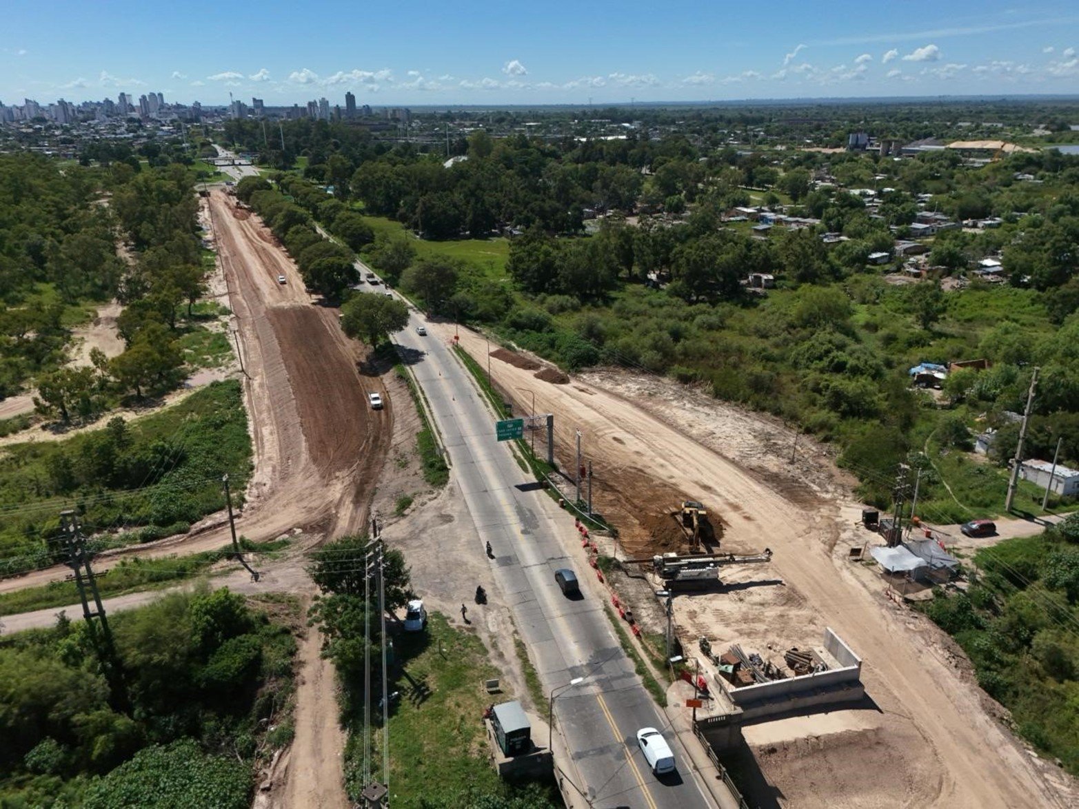 Desde el drone de El Litoral: así avanza el nuevo Puente Carretero