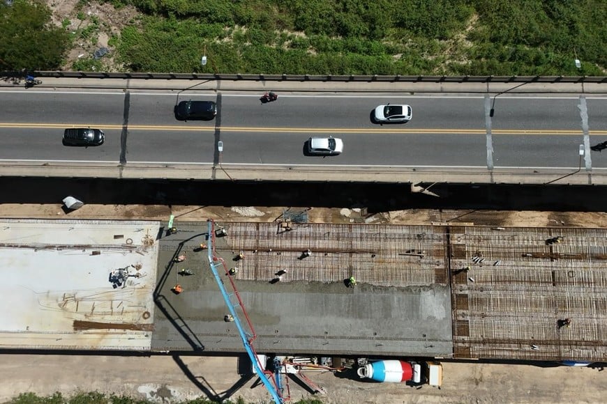 Desde el drone de El Litoral: así avanza el nuevo Puente Carretero