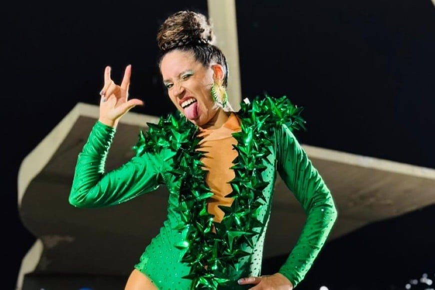 Una santafesina brilla en el Carnaval de Río de Janeiro