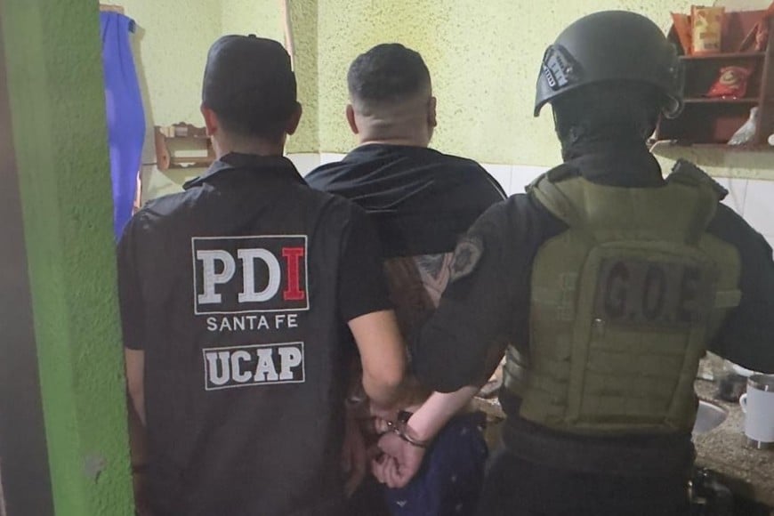El operativo estuvo a cargo de la Unidad de Búsqueda de Alto Perfil de la PDI santafesina.