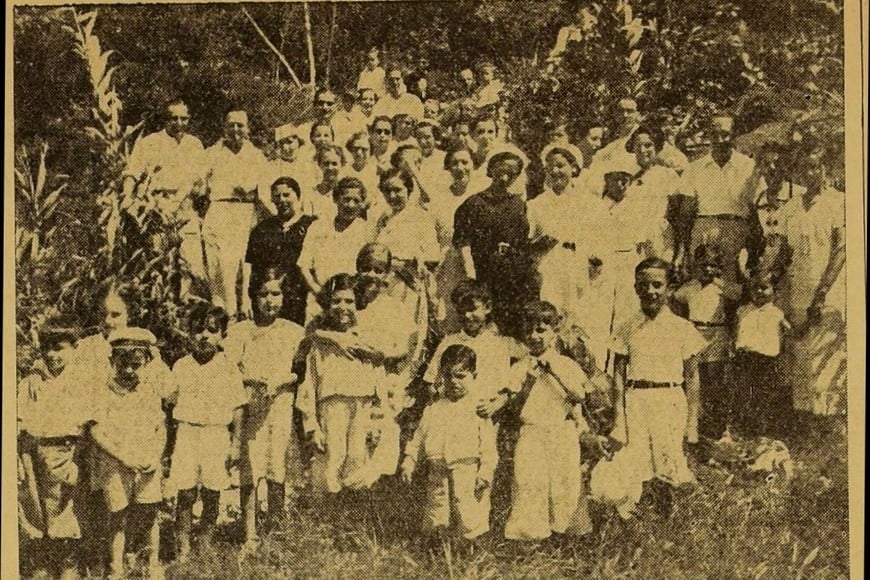El recuerdo del primer aniversario del Yacht Club Santa Fe. Archivo El Litoral