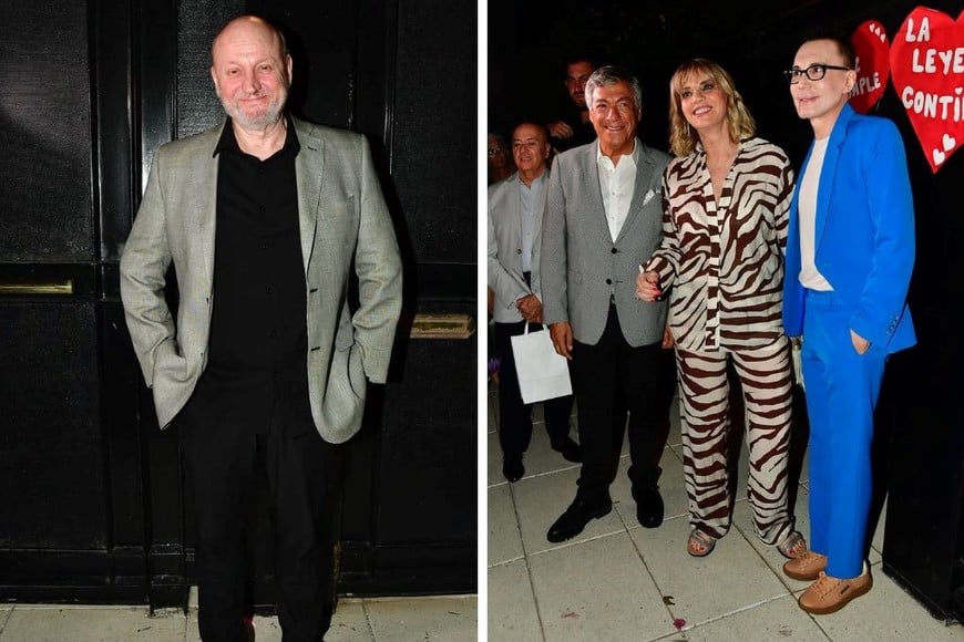 Dani Mañas, Teté Coustarot y Marcelo Polino y el director de cine, Juan José Campanella.