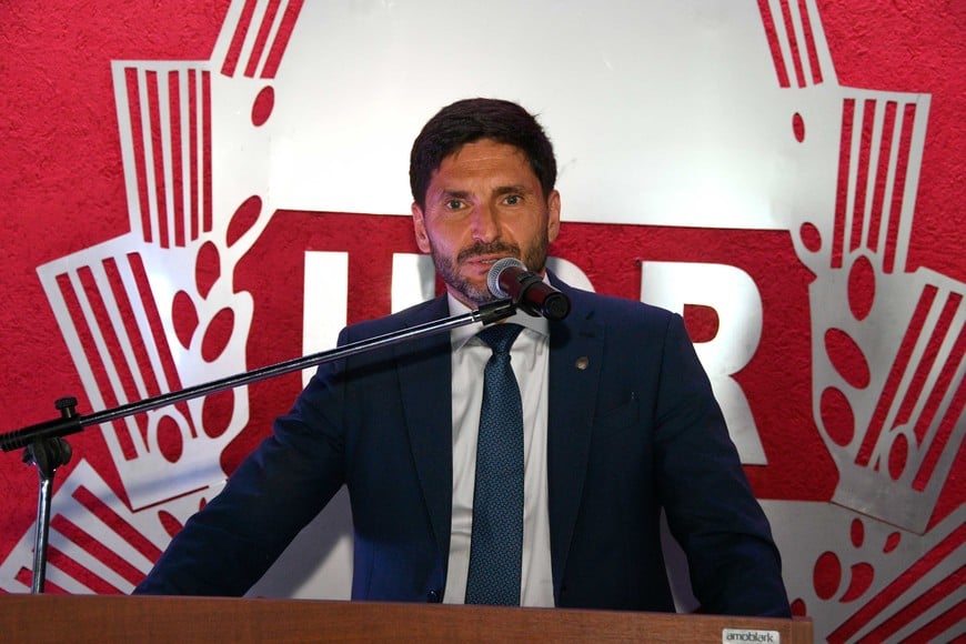 El gobernador Pullaro será anfitrión de cuatro pares, del mismo espacio político. Foto: Manuel Fabatía