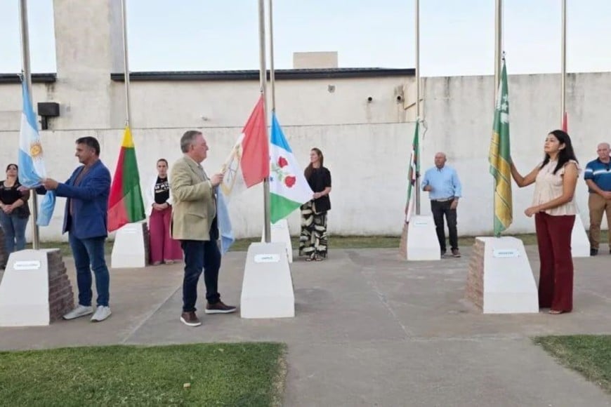 Michlig participó de actividades en San Guillermo.