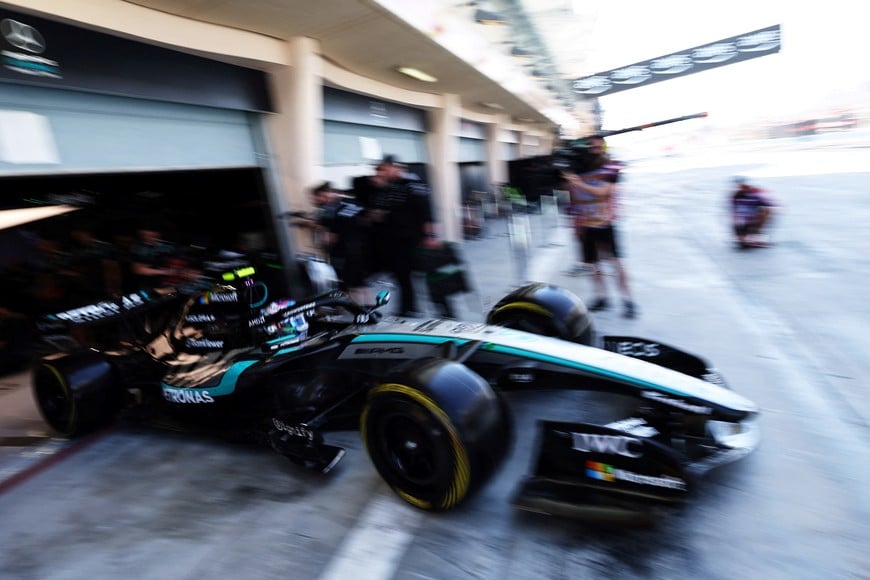 Formula One F1 - Pre Season Testing - Bahrain International Circuit, Sakhir, Bahrain - February 20, 2026
Mercedes' Andrea Kimi Antonelli during the pre season testing REUTERS/Hamad I Mohammed