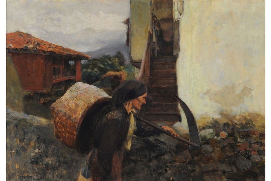"Paisaje con figura". Foto: Museo Nacional de Bellas Artes
