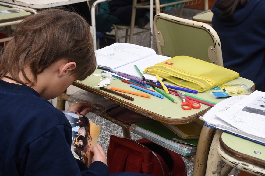Útiles escolares. Foto: Mauricio Garín