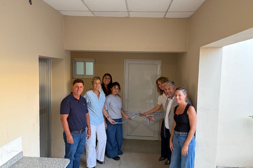 San Jerónimo del Sauce inauguró una nueva aula y un baño inclusivo en el marco del programa “1000 Aulas”