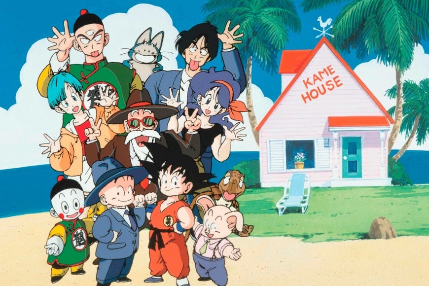 Los personajes de la primera entrega de Dragon Ball. Luego se ampliará el universo.