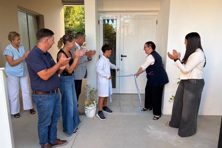 San Jerónimo del Sauce inauguró una nueva aula y un baño inclusivo en el marco del programa “1000 Aulas”