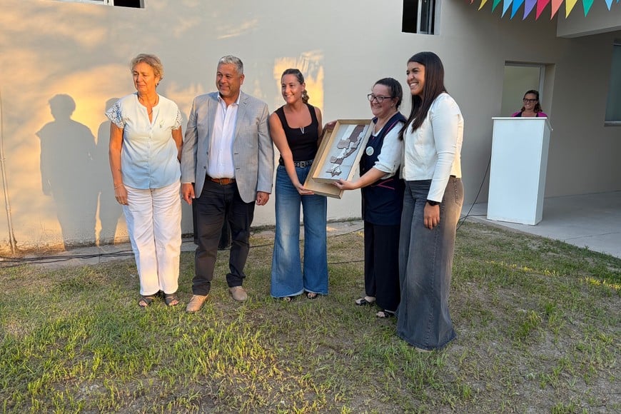 San Jerónimo del Sauce inauguró una nueva aula y un baño inclusivo en el marco del programa “1000 Aulas”
