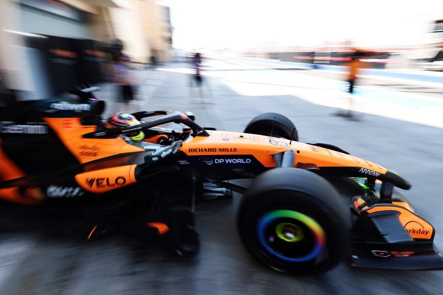 Formula One F1 - Pre Season Testing - Bahrain International Circuit, Sakhir, Bahrain - February 20, 2026
McLaren's Oscar Piastri during the pre season testing REUTERS/Hamad I Mohammed