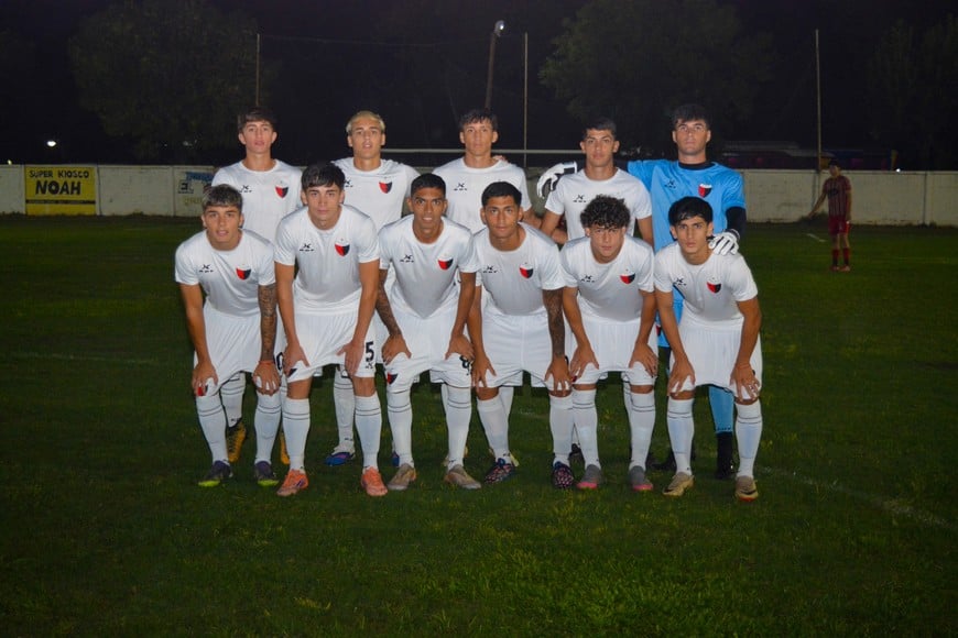 Colón, el equipo de Nogara fue la visita de lujo que recibió Juventud Unida. Gentileza: Jael Fullana.