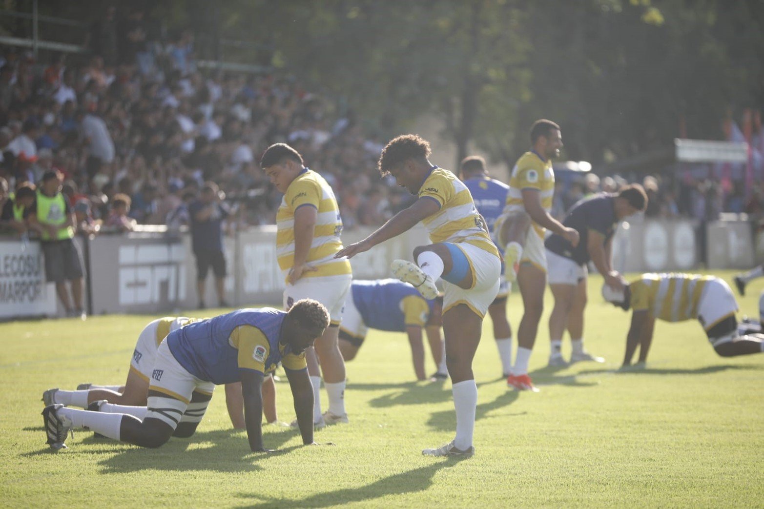 Cobras realiza la entrada en calor.