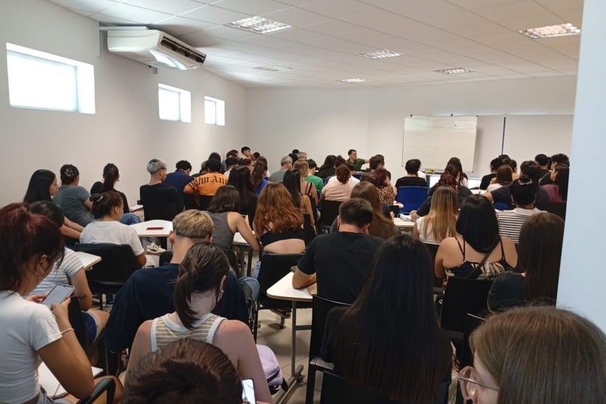 En Festram -donde funciona otra sede- los cursos se llenaron para las áreas de Matemática y Física, principalmente. Foto: Gentileza