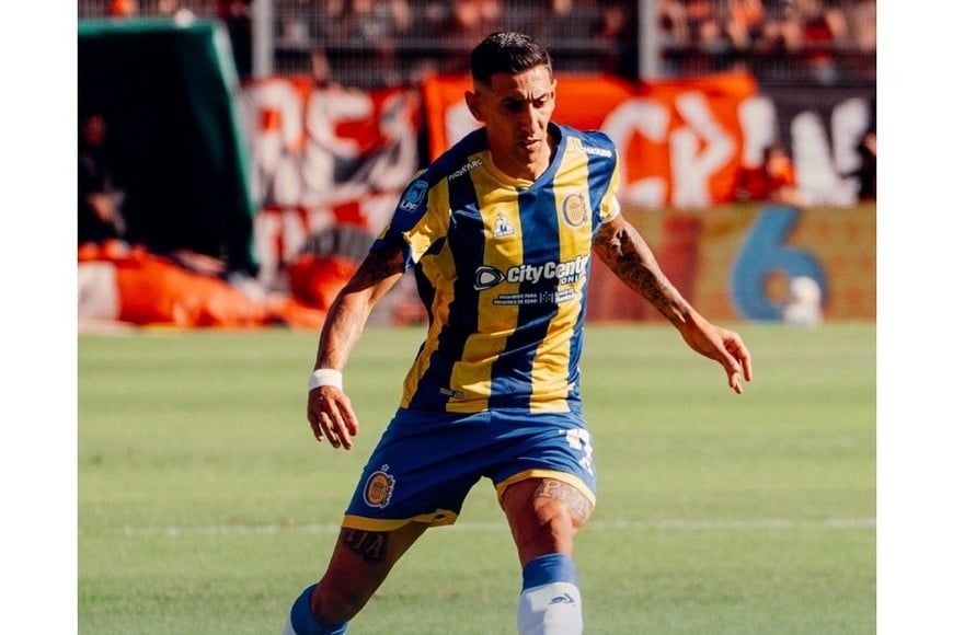Di María volvió a ser clave. Crédito: Rosario Central