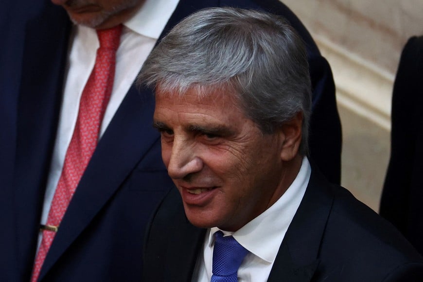 Argentina's Economy Minister Luis Caputo attends the opening session of the 144th legislative term of Congress at the National Congress building in Buenos Aires, Argentina, March 1, 2026. REUTERS/Agustin Marcarian