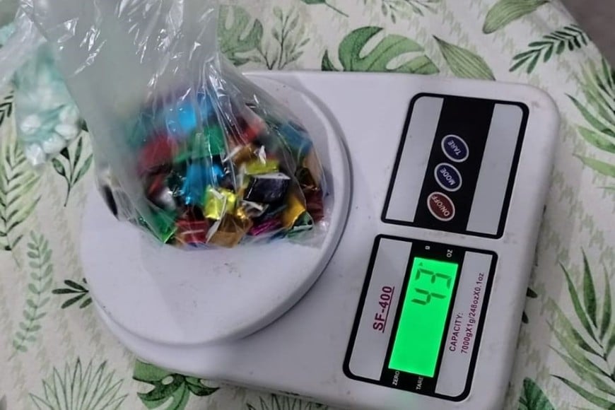 Importante secuestro de cocaína en Santo Tomé. Foto: Gentileza