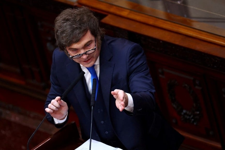 Javier Milei, presidente de la Nación. Crédito: REUTERS/Agustin Marcarian