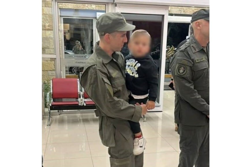 Reencuentro de Nahuel Gallo con su hijo