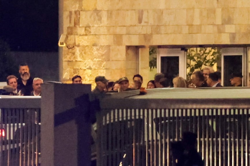 Nahuel Gallo, an Argentine gendarmerie officer who was detained in Venezuela since December 2024, walks on the tarmac of the Ezeiza International Airport as he arrives back in the country, in Buenos Aires, Argentina, March 2, 2026. REUTERS/Francisco Loureiro  BEST QUALITY AVAILABLE