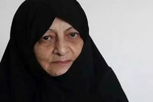 Mansure Jojaste Baguerzade, esposa de Alí Jameneí.