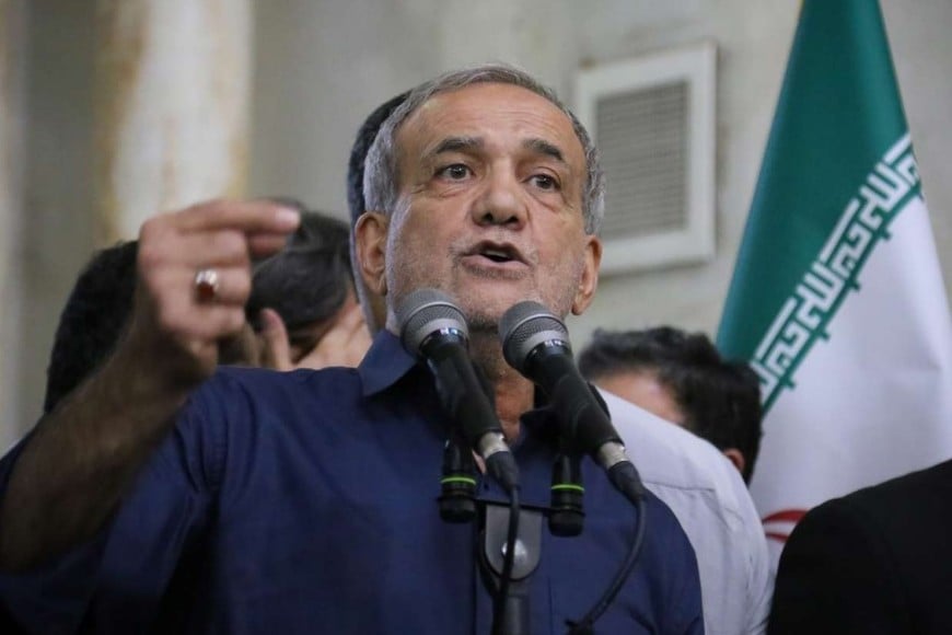 El presidente iraní, Masud Pezeshkian.