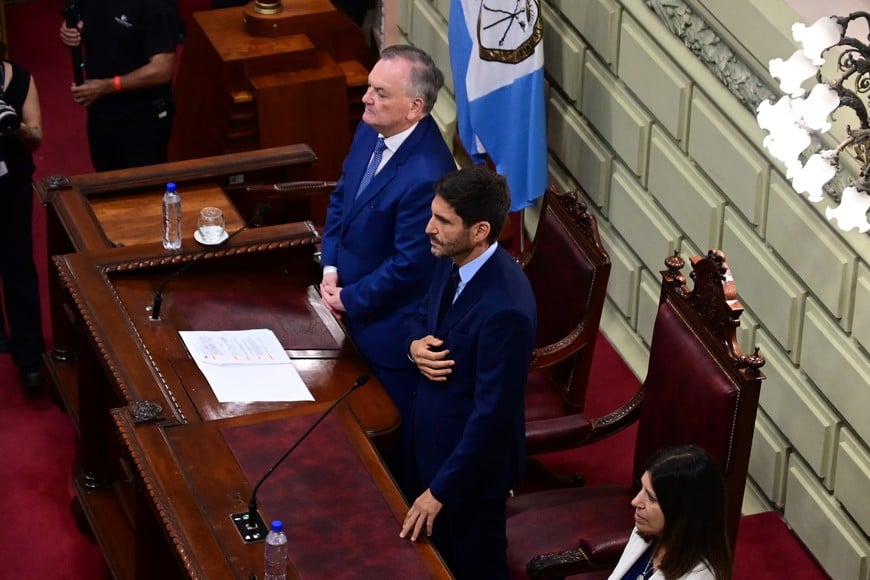 El gobernador de Santa Fe, Maximiliano Pullaro. Crédito: Flavio Raina