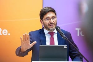 El gobernador de provincia de Santa Fe, Maximiliano Pullaro. Crédito: Gobierno de la provincia