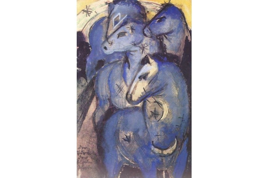 "The Tower of Blue Horses". Foto: Bavarian State Painting Collections