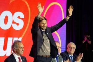 Pullaro durante la presentación del plan de infraestructura para los Juegos Suramericanos. Crédito: Archivo El Litoral.