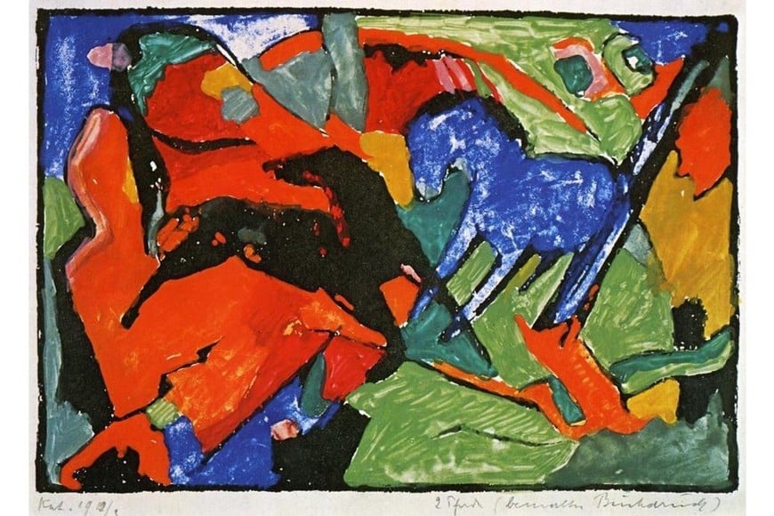 "Two horses". Foto: Colección privada