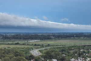 El cielo este martes por la mañana. Crédito: Fernando Nicola