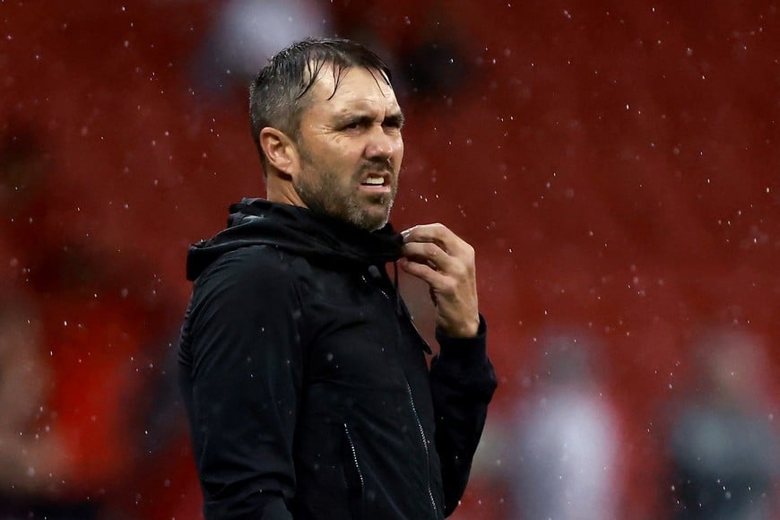 Soccer Football - Brasileiro Championship - Internacional v Bahia - Estadio Beira-Rio, Porto Alegre, Brazil - April 13, 2024 
Internacional coach Eduardo Coudet REUTERS/Diego Vara