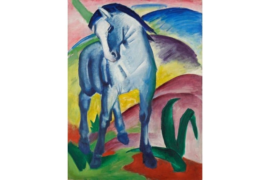 "lue horse I". Foto: Lenbachhaus